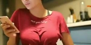 Indian girl watching porn and press tits - Tnaflix.com