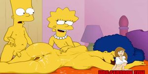 300px x 150px - Cartoon Porn Simpsons porn Bart and Lisa have fun with mother Marge -  Tnaflix.com
