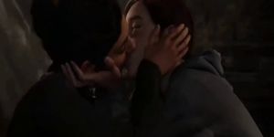 The last of us 2 - Ellie &amp; Dina Lesbian Sex Scene 3 - Tnaflix.com